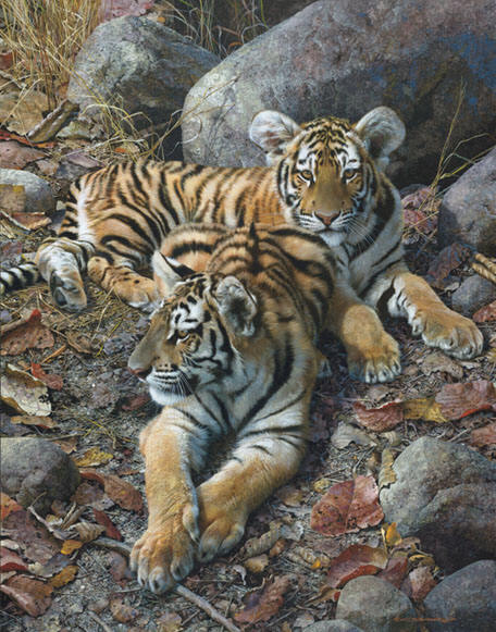 (image for) Handmade oil painting Copy paintings of famous artists Carl Brenders paintings Endangered Ambassadors